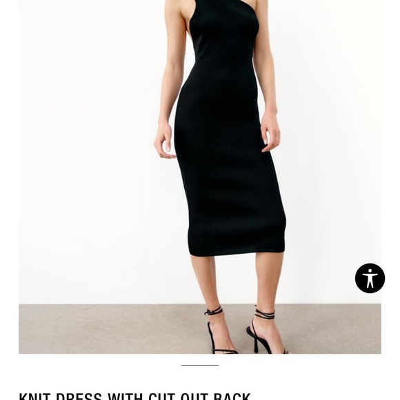 KNIT DRESS WITH CUT OUT BACK - Picture 2 of 7